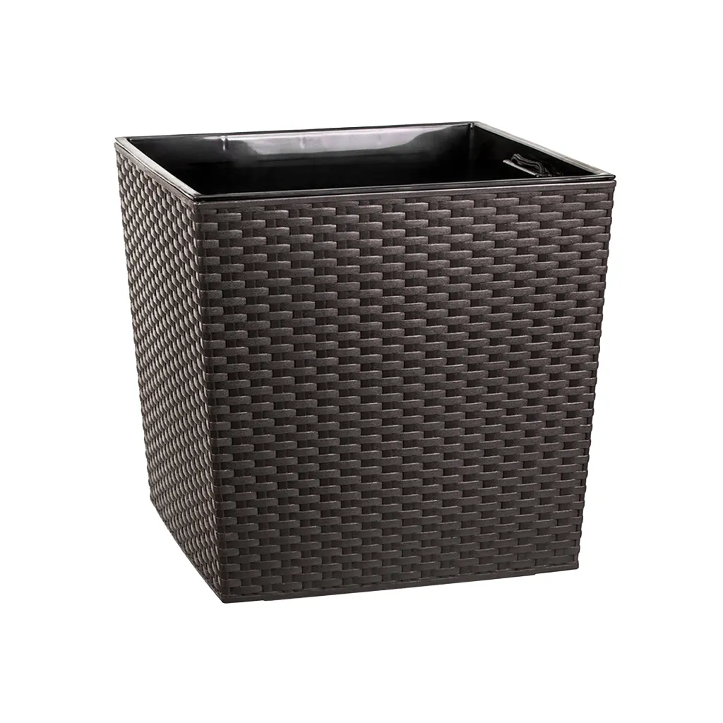 6. MCX088000 MACETA CUADRADA ESTILO RATÁN 30X30X30 - MARRON MORO.webp