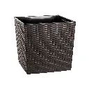 5. MCX088000 MACETA CUADRADA ESTILO RATÁN 40X40X40 - MARRON MORO.webp