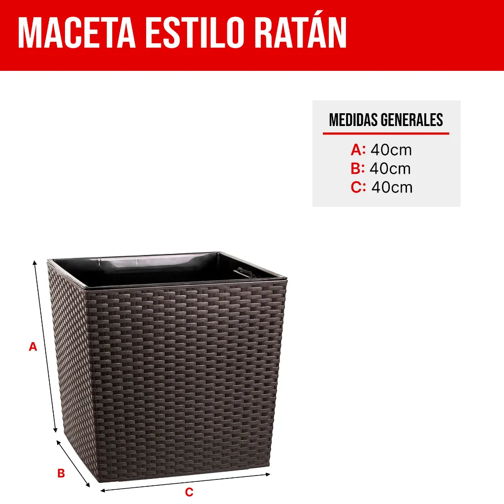 4. MCX088000 MACETA CUADRADA ESTILO RATÁN 40X40X40 - MARRON MORO.webp