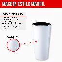 2. MCX091000 MACETA REDONDA ESTILO MARFIL Ø30X57 - BLANCO.webp