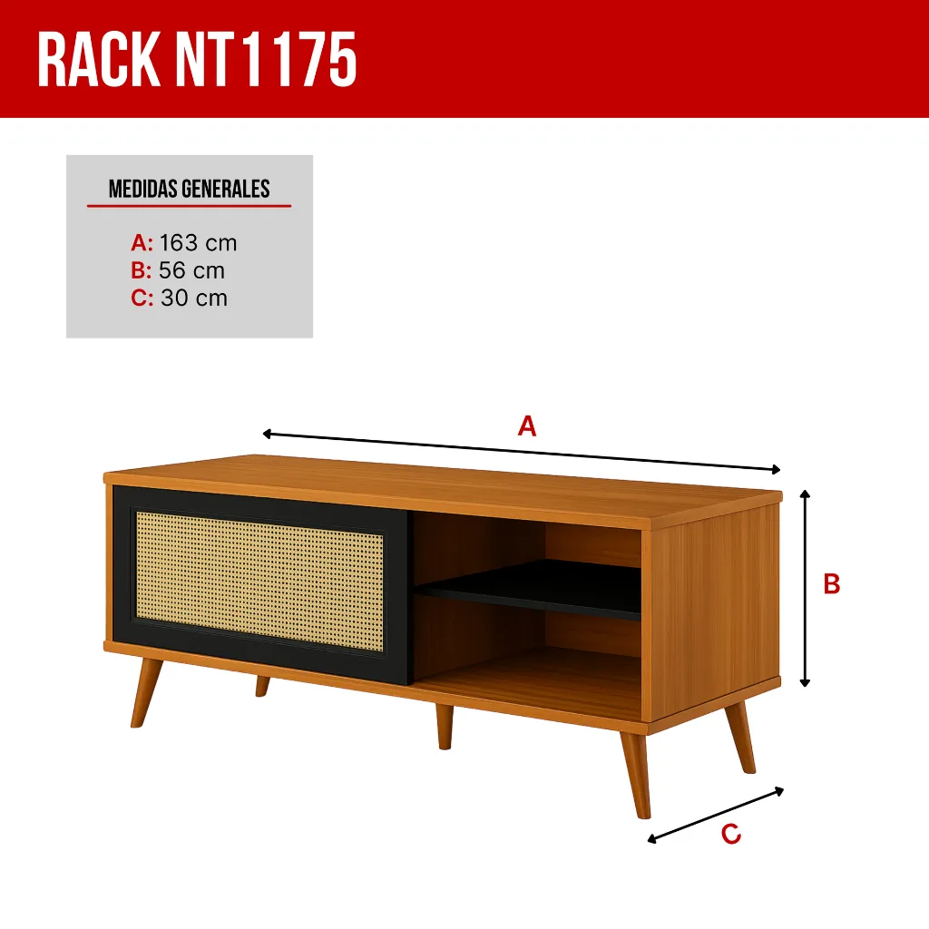 3. NT1175 RACK - 243 FREIJÓ TRENDNEGRO TX.webp