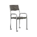5. SILLA 1731 CRUEDAS DE ACERO CROMADO ASIENTO MOCCA.webp
