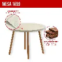 2. 1599 MESA STELLAR REDONDA TAPA PETRA BASE ROSE.webp