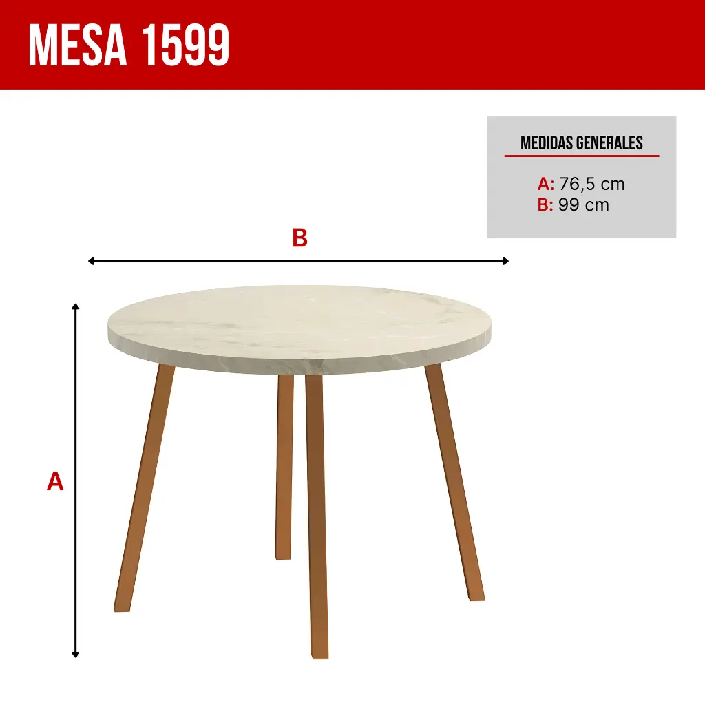 3. 1599 MESA STELLAR REDONDA TAPA PETRA BASE ROSE.webp