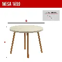 3. 1599 MESA STELLAR REDONDA TAPA PETRA BASE ROSE.webp