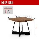 3. 1593 MESA CUADRADA TAPA NOGAL BASE NEGRA.webp