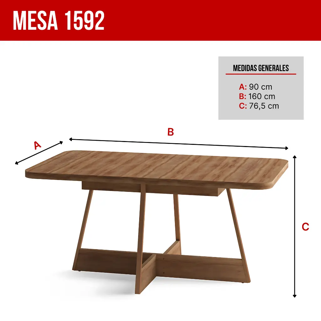 3. 1592 MESA RECTANGULAR TAPA NOGAL BASE FREIJO ROSE COBRE.webp