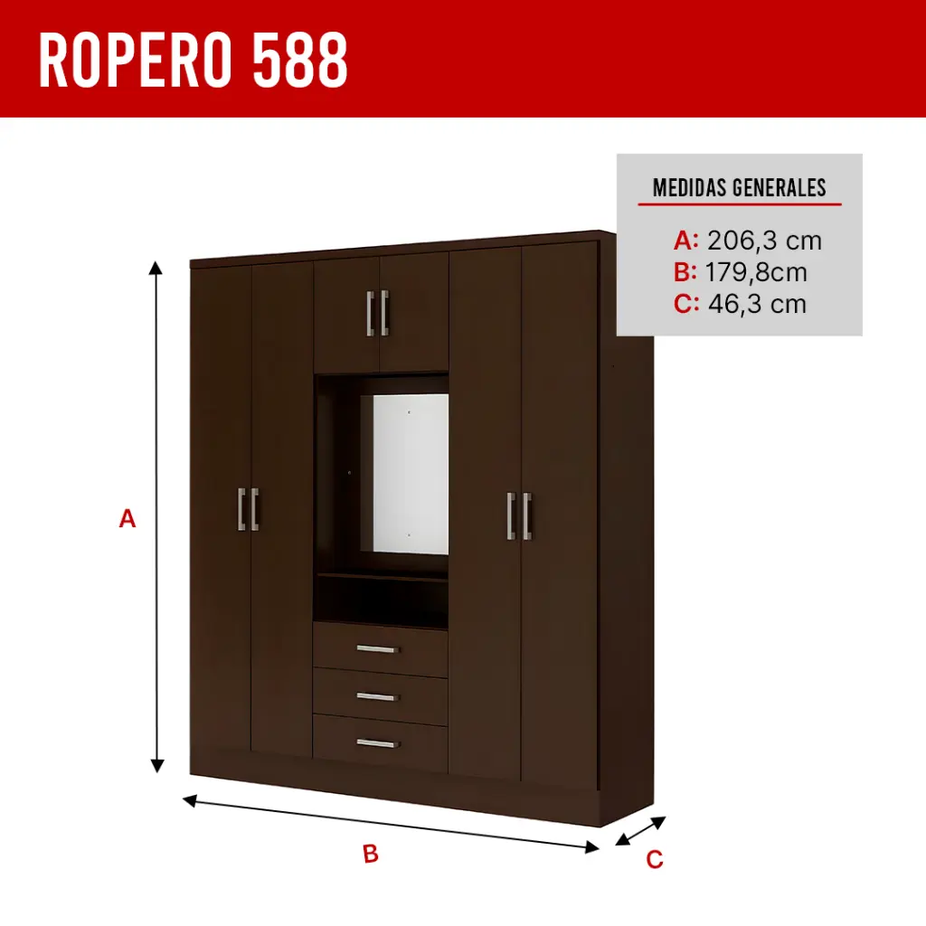 3. 588 ROPERO CON ESPEJO TABACO TOUCH.webp