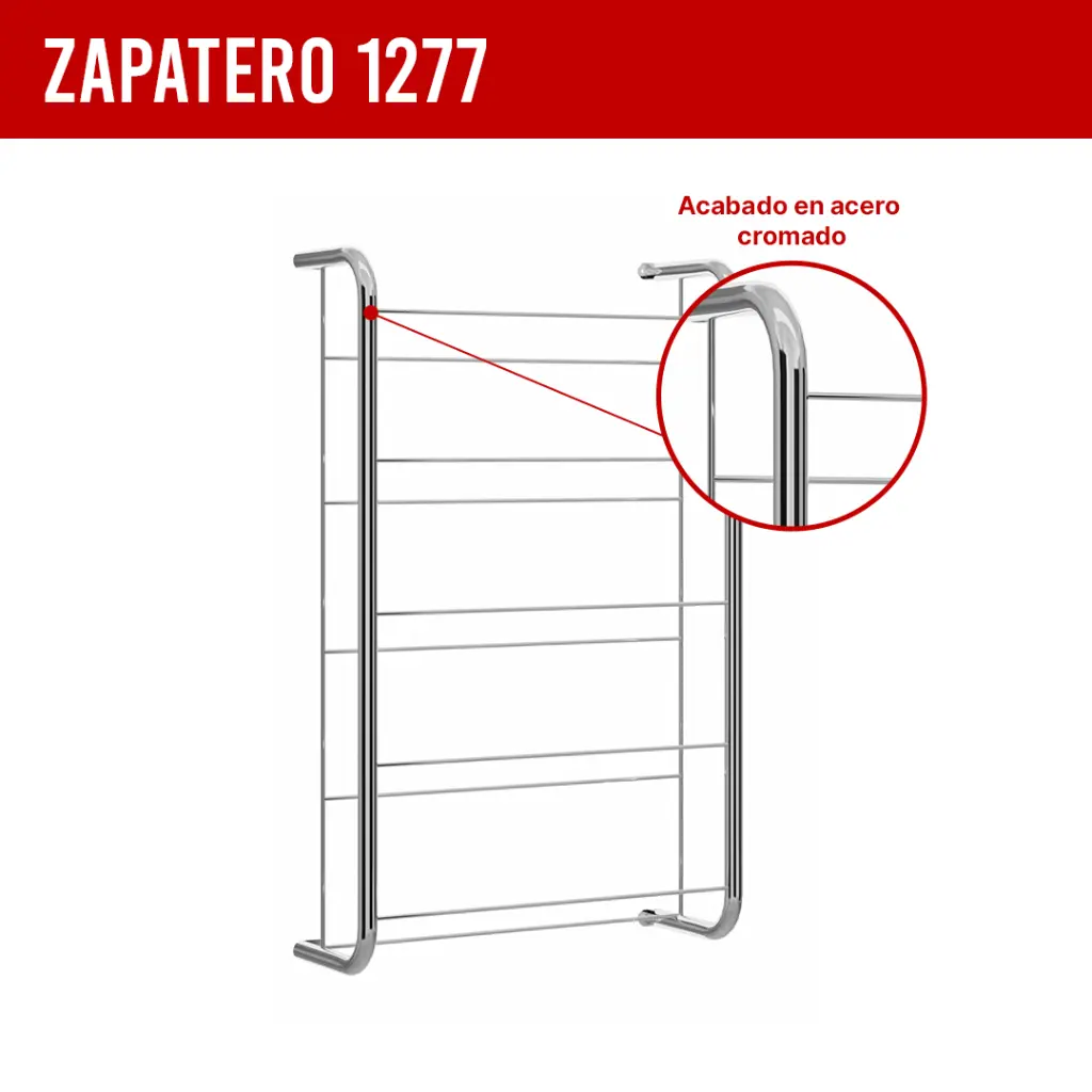 2. 1277 ZAPATERO  DE PARED CROMADO.webp