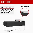 2. 1281 PUFF GRANDE CON BANDEJA BLANCO NEGRO CROMADO.webp