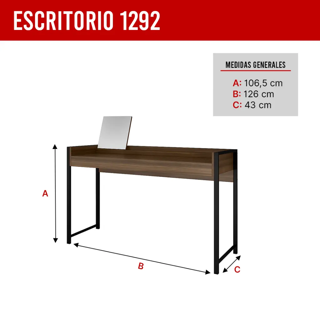 3. 1292 ESCRITORIO TOCADOR LEGNO NEGRO MATE CESPEJO.webp