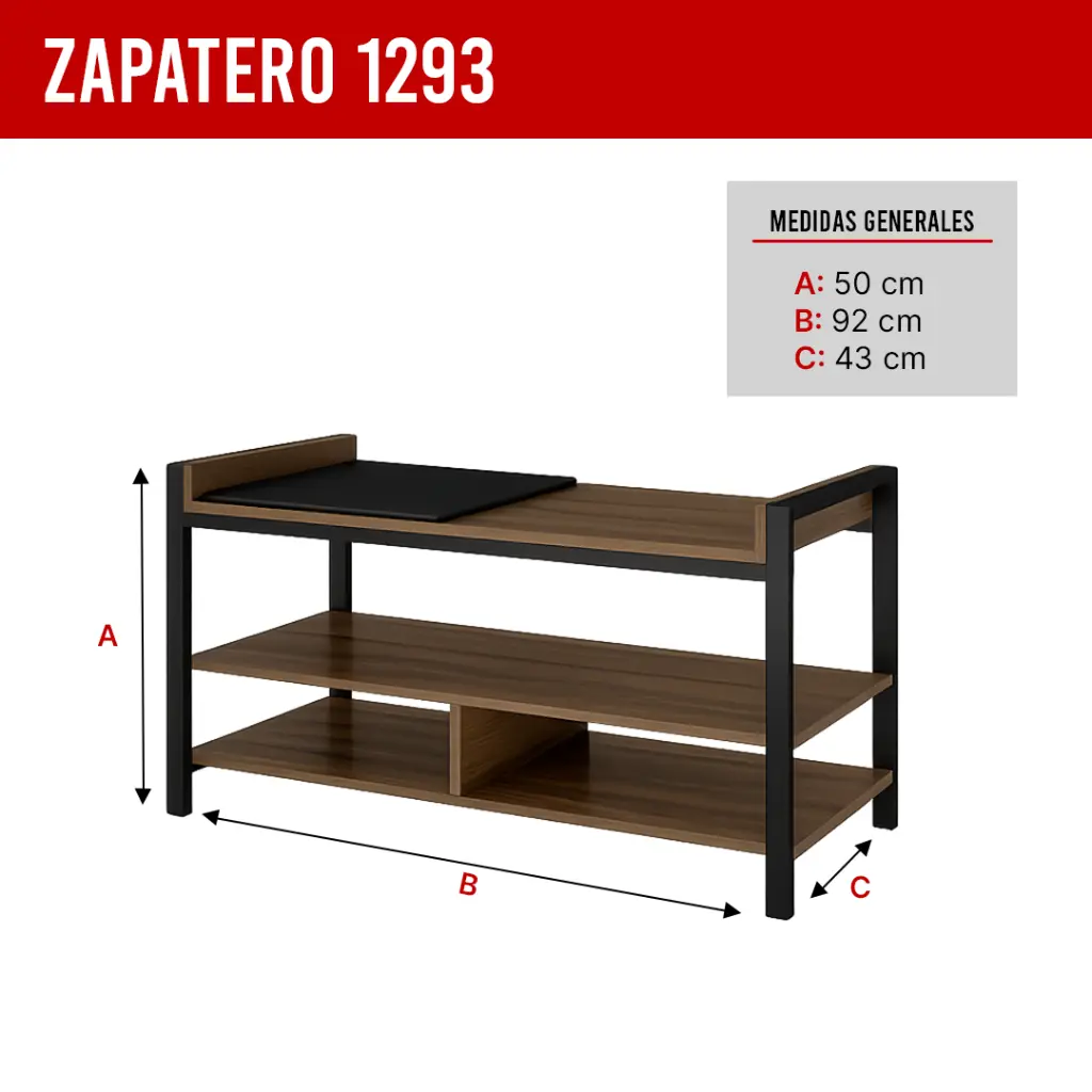 3. 1293 ZAPATERO LEGNO NEGRO MATE.webp