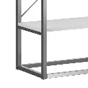 6. 1344 ESTANTE CON 5 REPIZAS Y BANDEJA BLANCO MATE CROMADO.webp