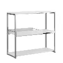 5. 1345 ESTANTE CON 3 REPIZAS Y BANDEJA BLANCO CROMADO.webp