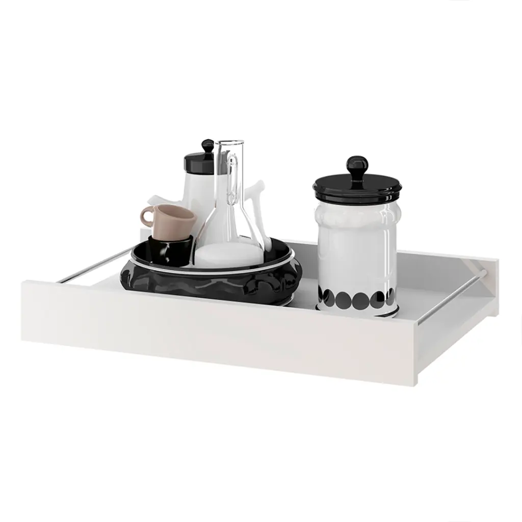 6. 1345 ESTANTE CON 3 REPIZAS Y BANDEJA BLANCO CROMADO.webp