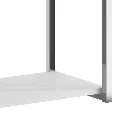 8. 1345 ESTANTE CON 3 REPIZAS Y BANDEJA BLANCO CROMADO.webp