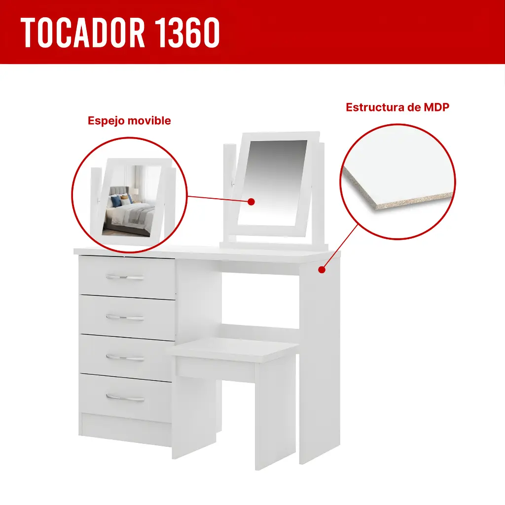 2. 1360 ESCRITORIO BLANCO CON ESPEJO TOCADOR.webp