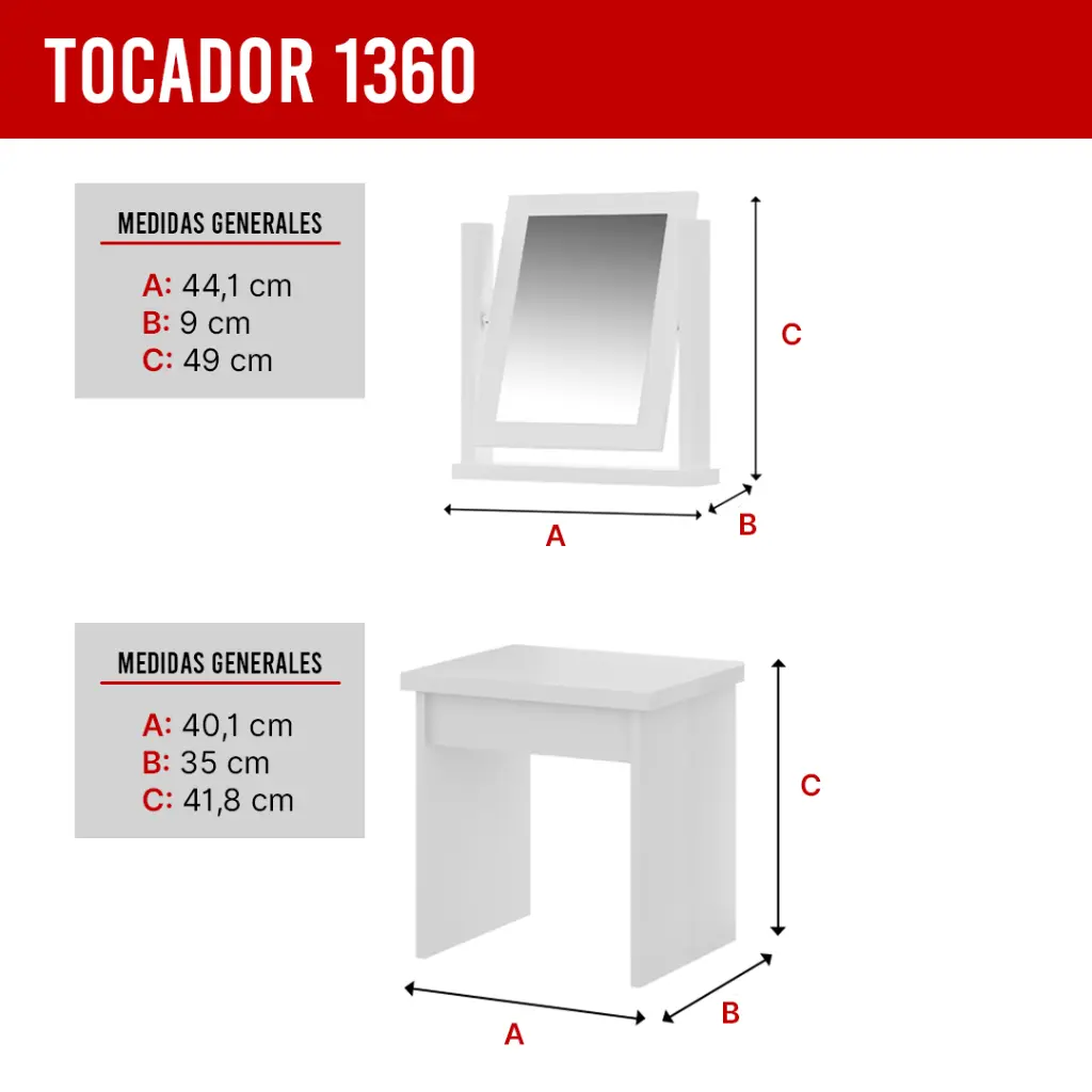 4. 1360 ESCRITORIO BLANCO CON ESPEJO TOCADOR.webp