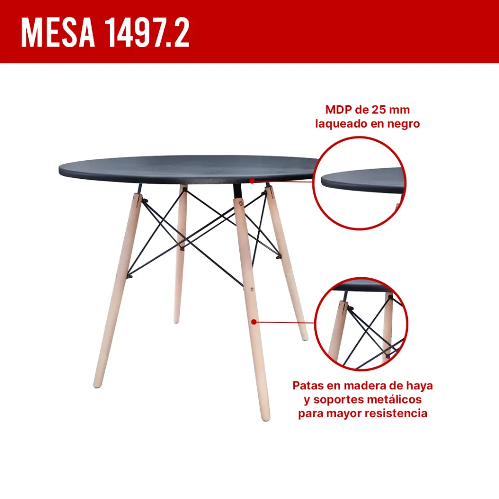 2. 6184 TAPA DE MESA REDONDA EAMES ∅90 NEGRO.webp