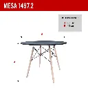 3. 6184 TAPA DE MESA REDONDA EAMES ∅90 NEGRO.webp