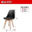4. 5767 SILLA SAARINEN WOOD NEGRO.webp