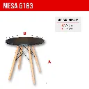 4. 6183 TAPA DE MESA REDONDA EAMES ∅70 NEGRO.webp