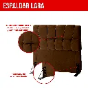 2. CABECERA LARA C160 - 100562 TECIDO PLATINIUM MARRON CAFE.webp