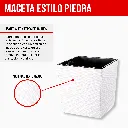2. MCX076000 MACETA CUADRADA ESTILO PIEDRA 30X30X30 - BLANCO.webp