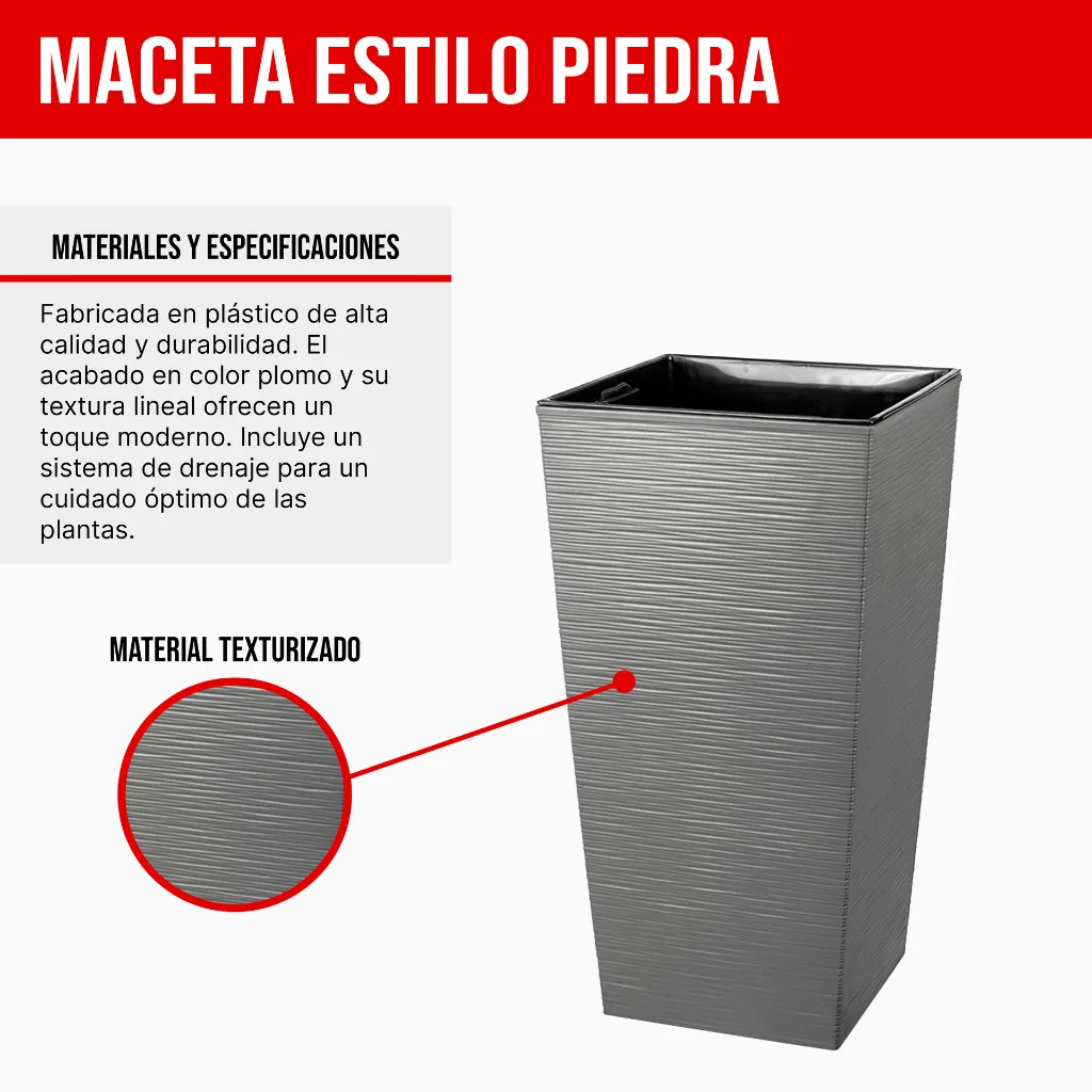 2. MCX079000 MACETA CUADRADA ESTILO PIEDRA 40X40X76 - PLOMO.webp