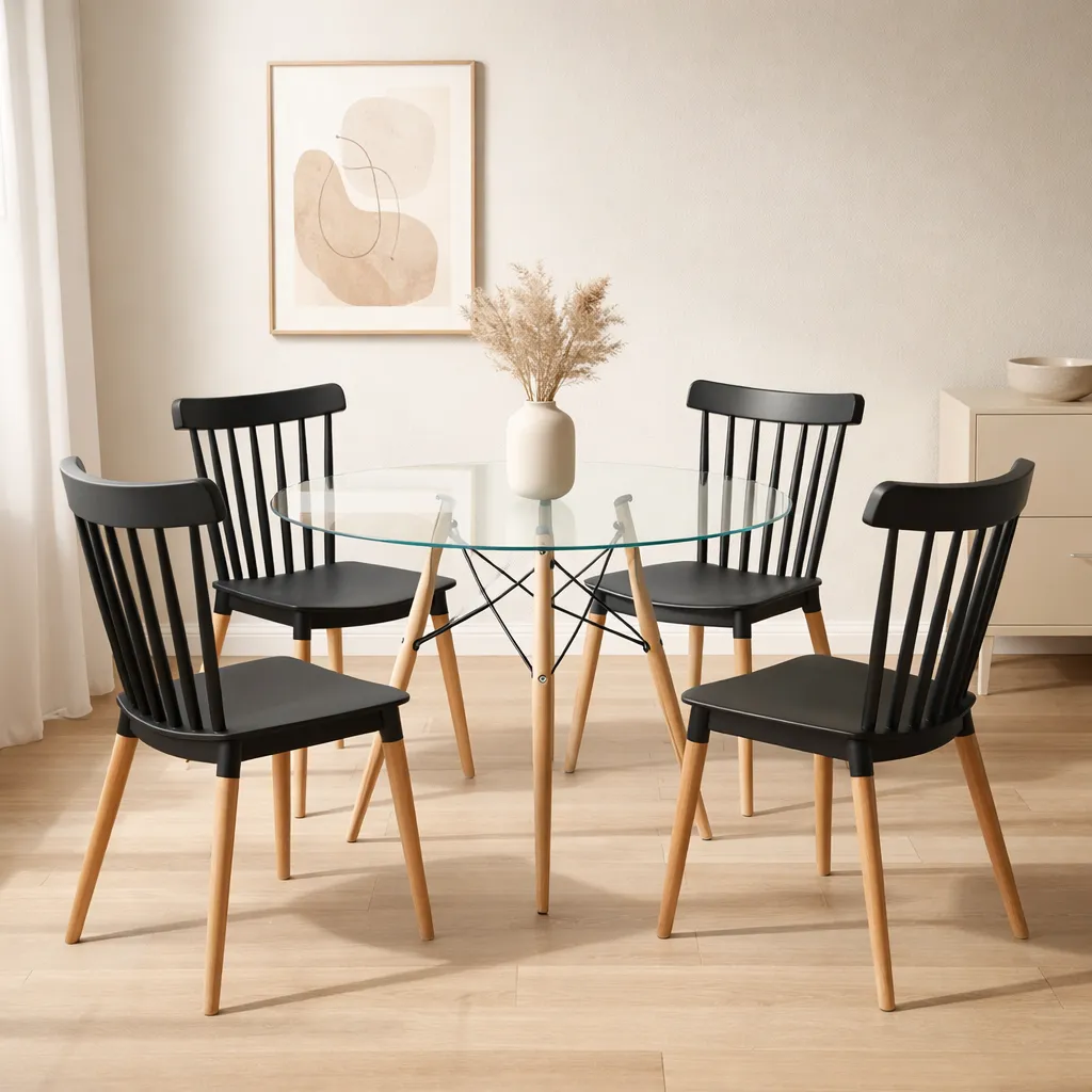 [5780 SILLA WINDSOR NEGRO] 5780 SILLA WINDSOR NEGRO