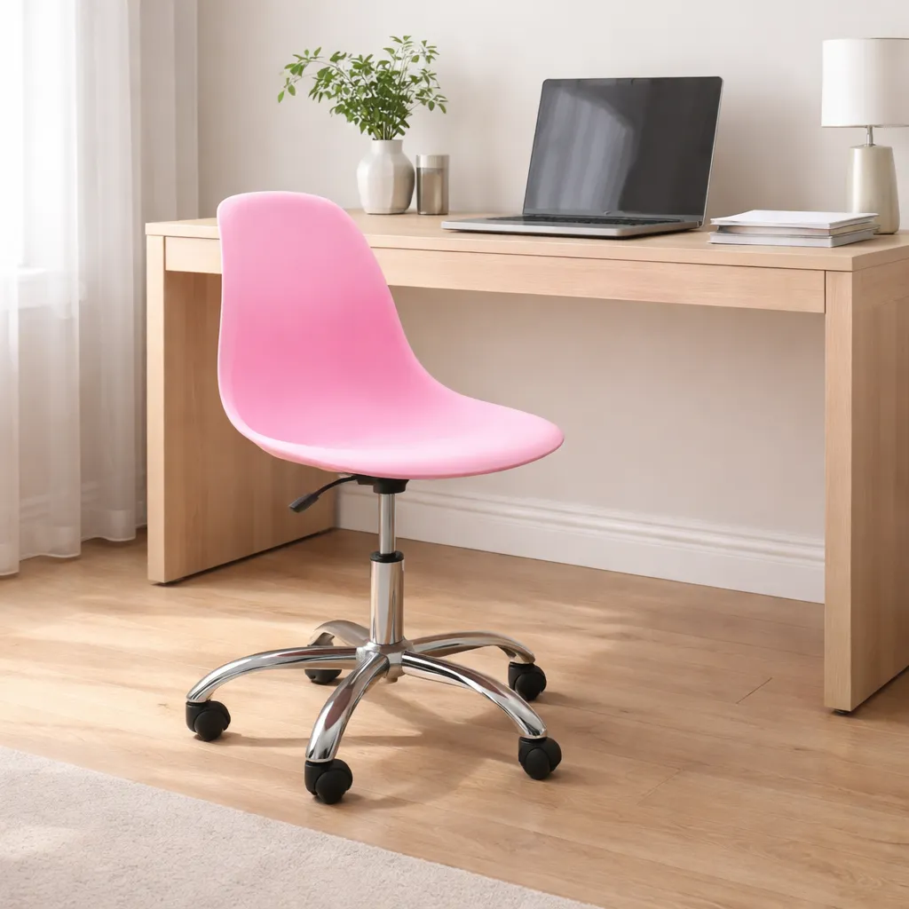 [5867 SILLA EAMES OFFICE CROMADO ROSA] 5867 SILLA EAMES OFFICE CROMADO ROSA