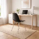 5899 SILLA EAMES FIT CROMADO/NEGRO