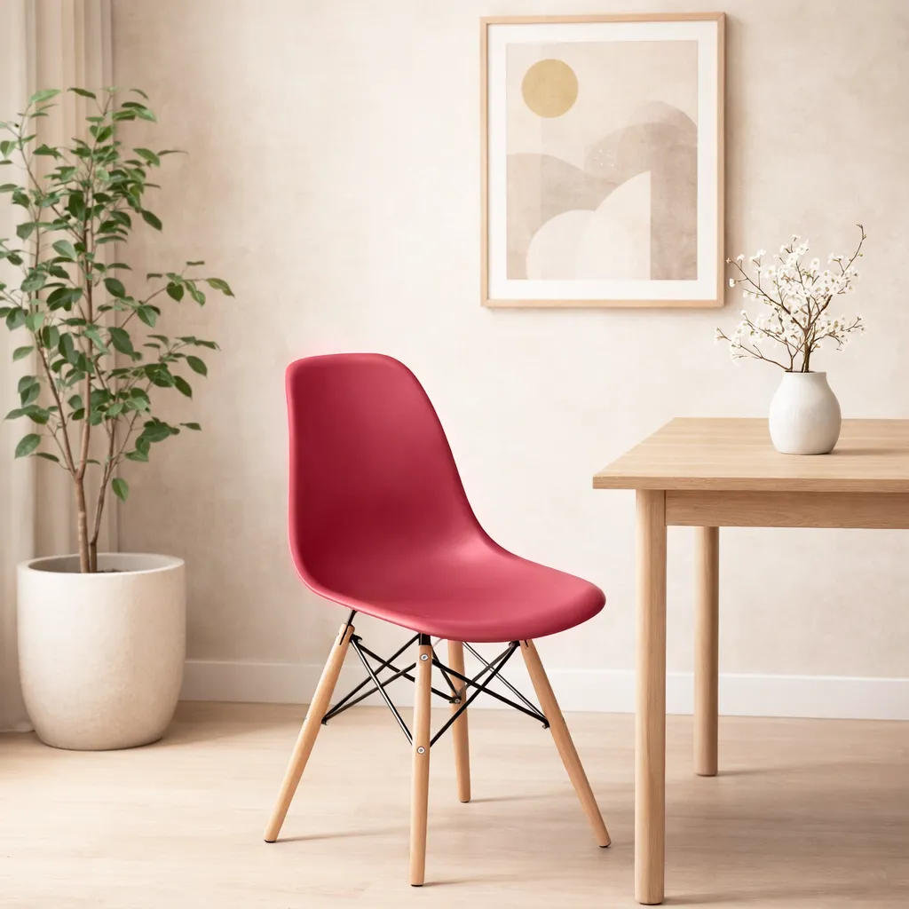 Silla Eames Rojo Falu