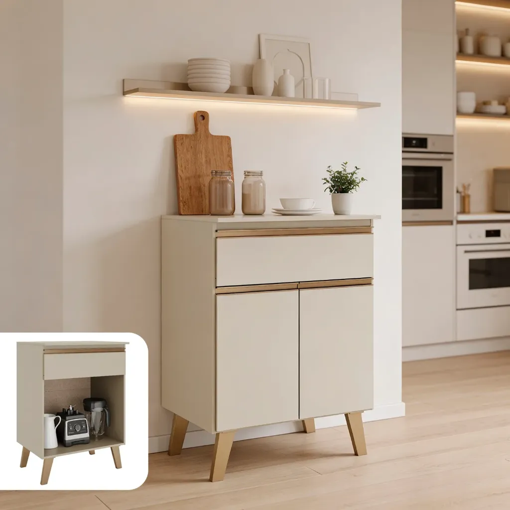 Mostrador de Cocina Odense Almendra