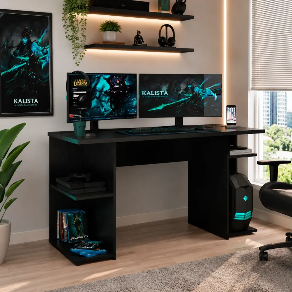 Mesa Gamer Omen Negro