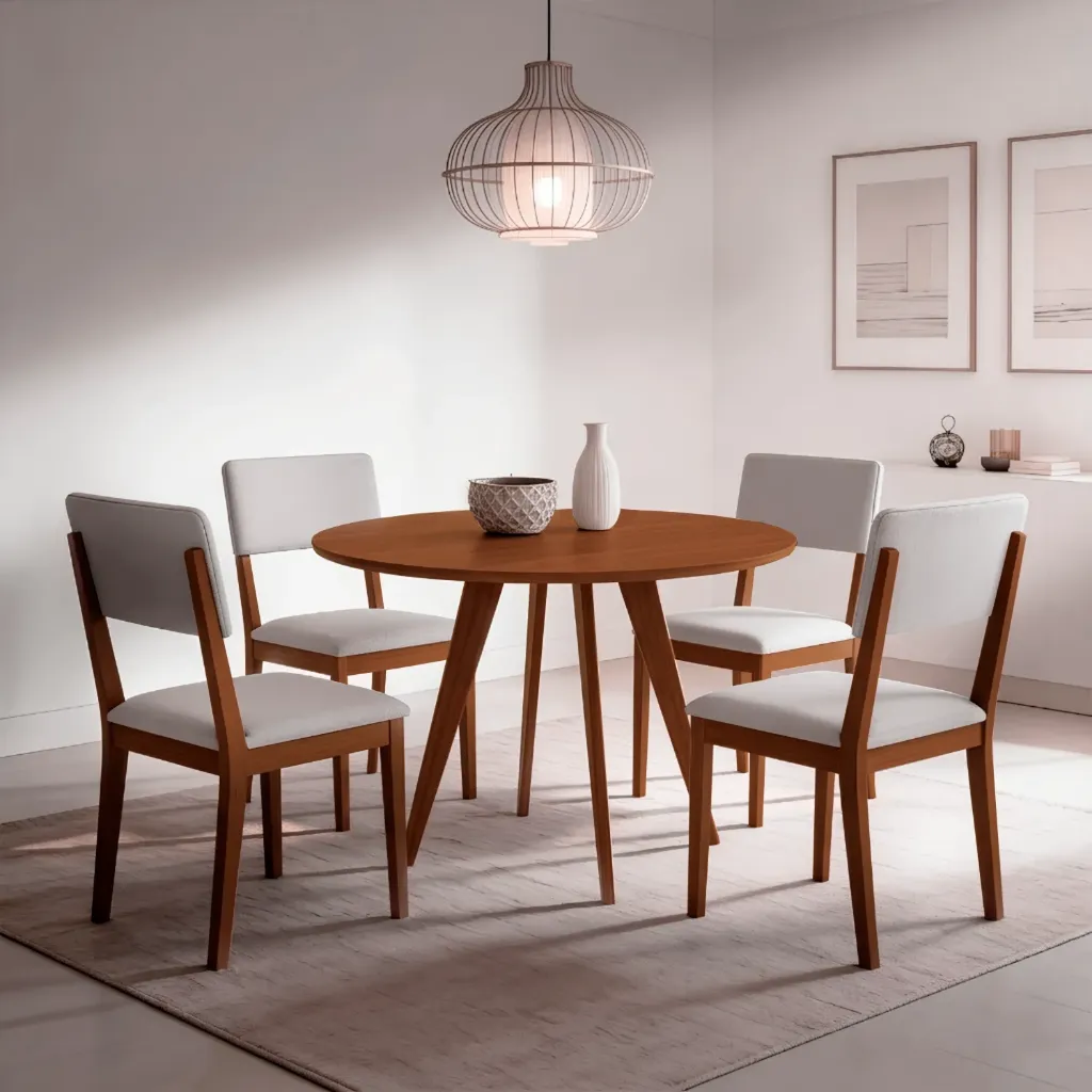 Mesa Acerola recta 109cm sin Vidrio | Madera - Cinamomo