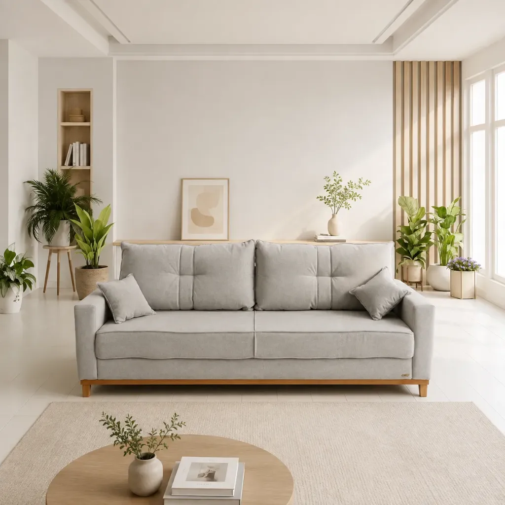 SOFA MALIBU 3P - CINZA