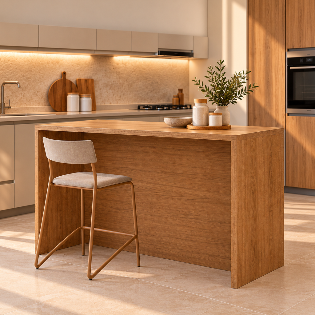 [ISLA COCINA REF 2513 LINHO CON FREIJO] Isla Toscana | Freijo