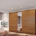 1128 ROPERO CON ESPEJO FREIJO