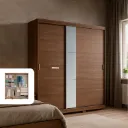 Ropero Caoba con Espejo Legno