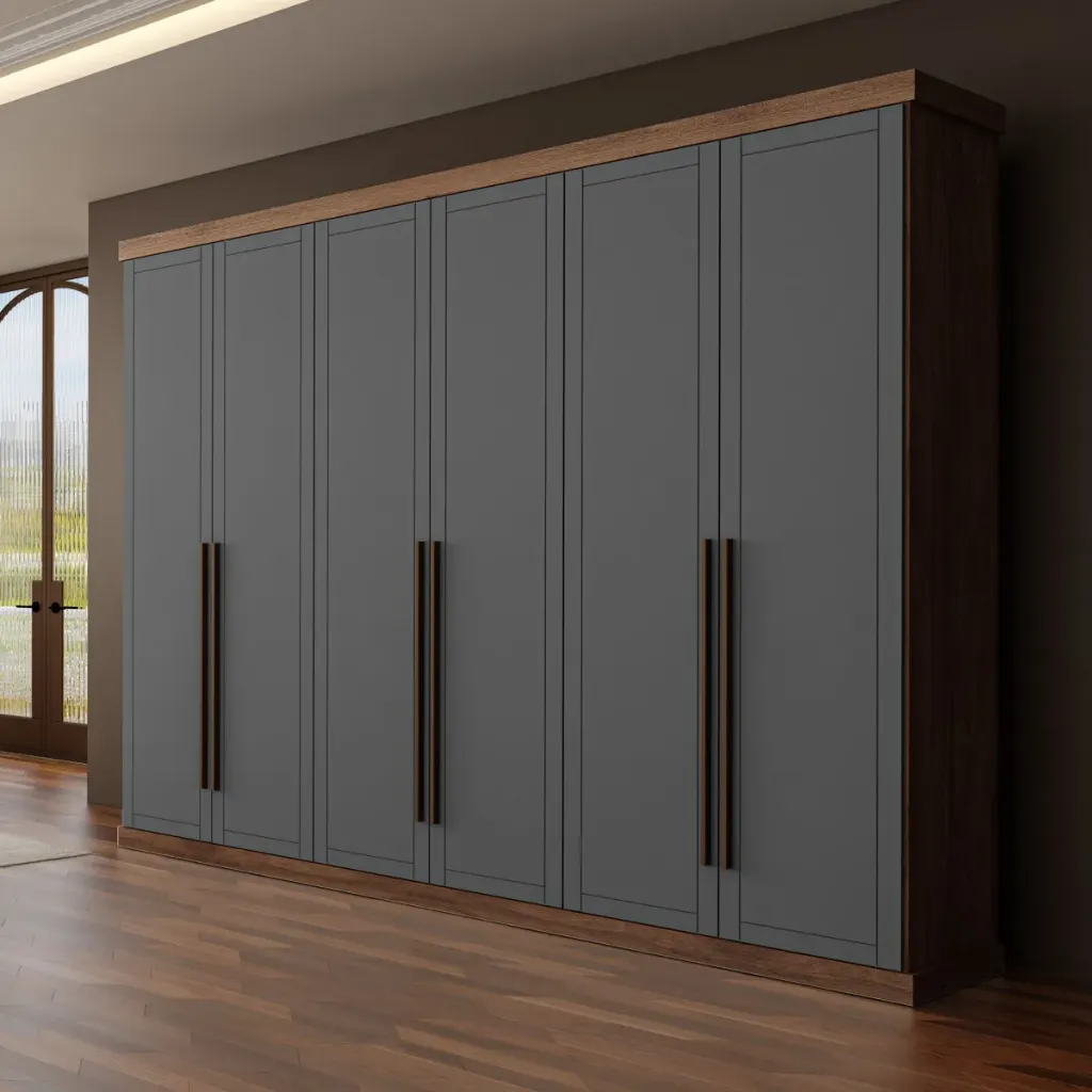 [1159 ROPERO CAPRI FREIJO/CINZA TITANIO] 1159 ROPERO CAPRI FREIJO/CINZA TITANIO