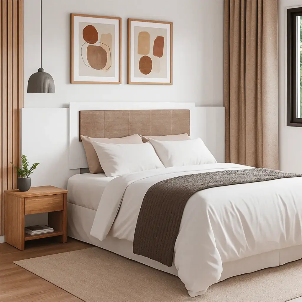 Espaldar Boreal Blanco extensible hasta 2.5 plazas