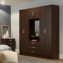 588 ROPERO CON ESPEJO TABACO TOUCH