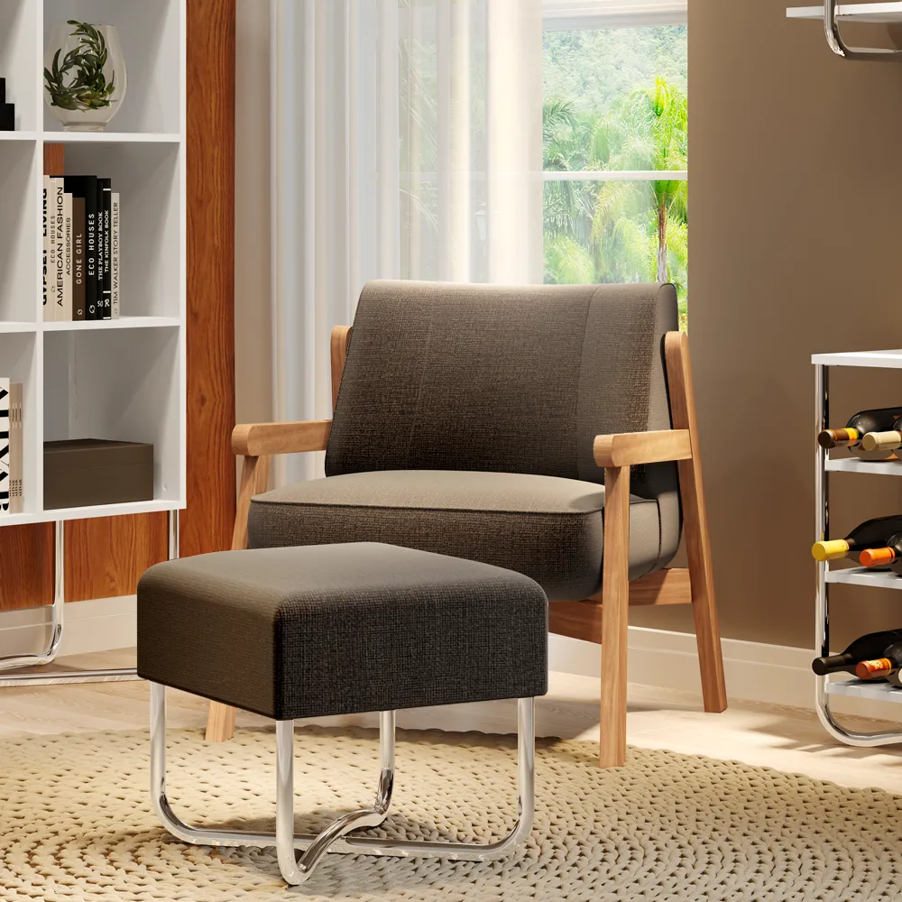 [PUFF PEQUEÑO 1282 ONIX CROMADO] PUFF PEQUEÑO 1282 ONIX CROMADO