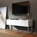 1341 RACK BLANCO MATE/CROMADO