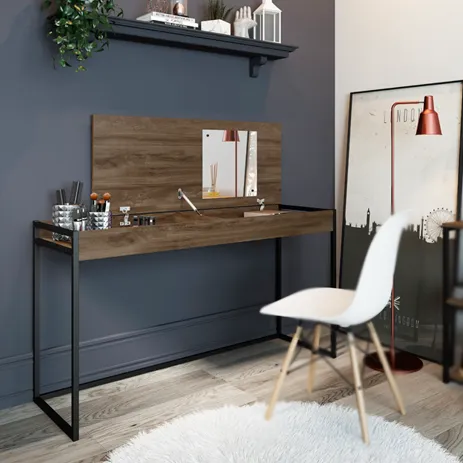 [1343 ESCRITORIO/TOCADOR LEGNO NEGRO MATE] 1343 ESCRITORIO/TOCADOR LEGNO NEGRO MATE