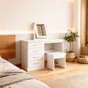Cómoda Thara Blanco con Espejo