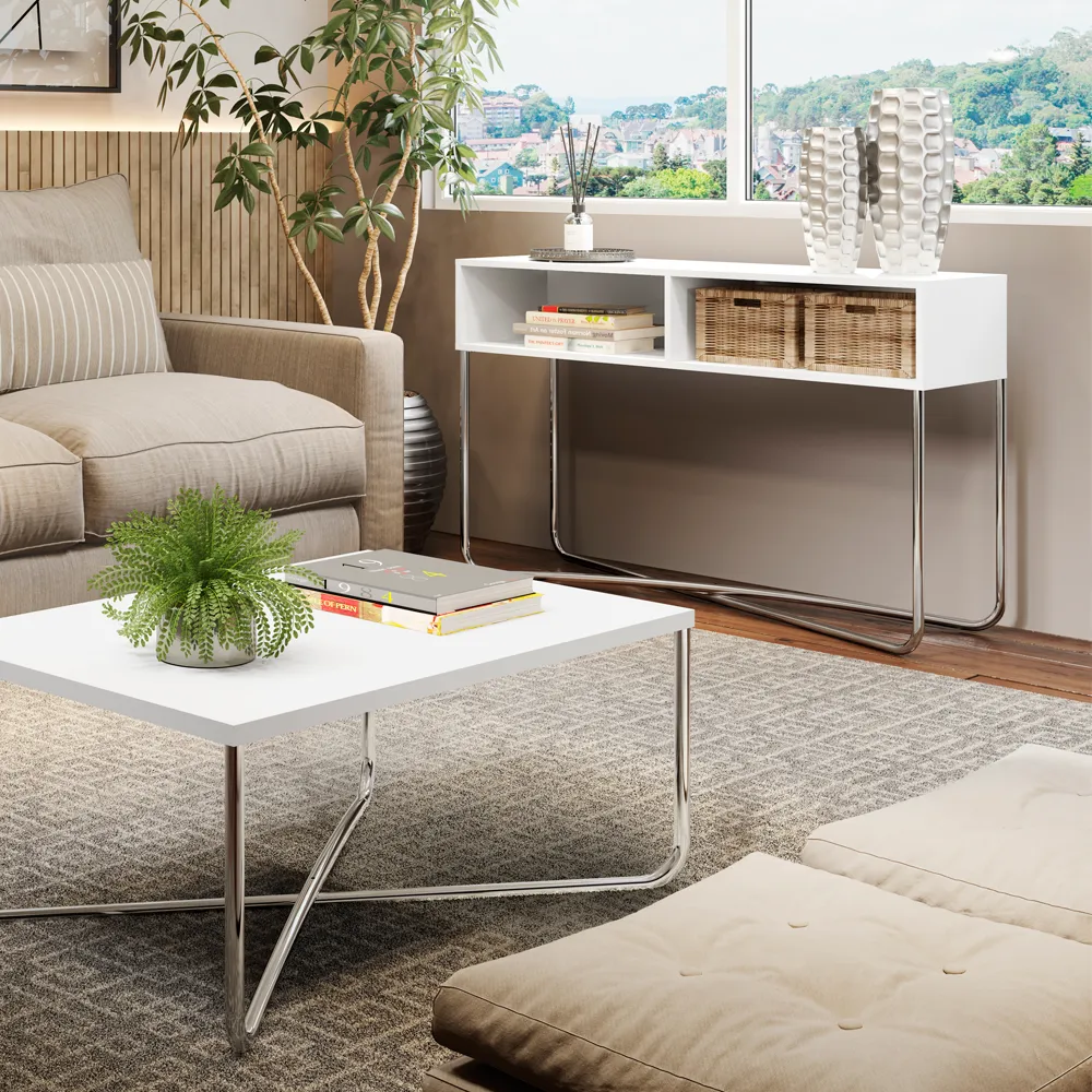 [APARADOR 1273 BLANCO CROMADO] APARADOR 1273 BLANCO CROMADO