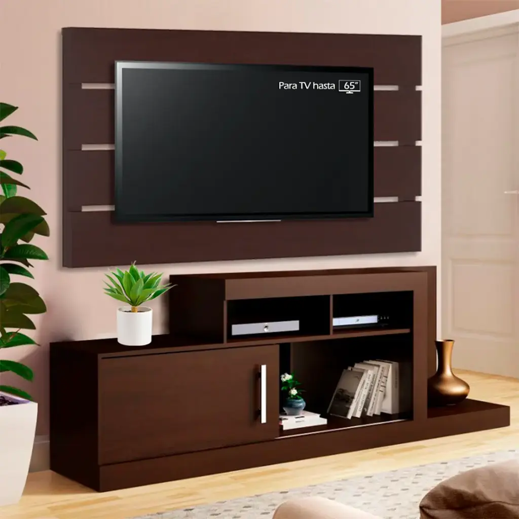 [1391 PANEL DE TV HASTA 60 PULGADAS TABACO TOUCH] 1391 PANEL DE TV HASTA 60 PULGADAS TABACO TOUCH