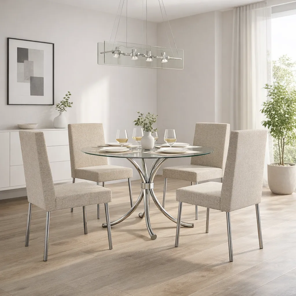 [SILLA 1730 CROMADA EN TELA FENDI] SILLA 1730 CROMADA EN TELA FENDI